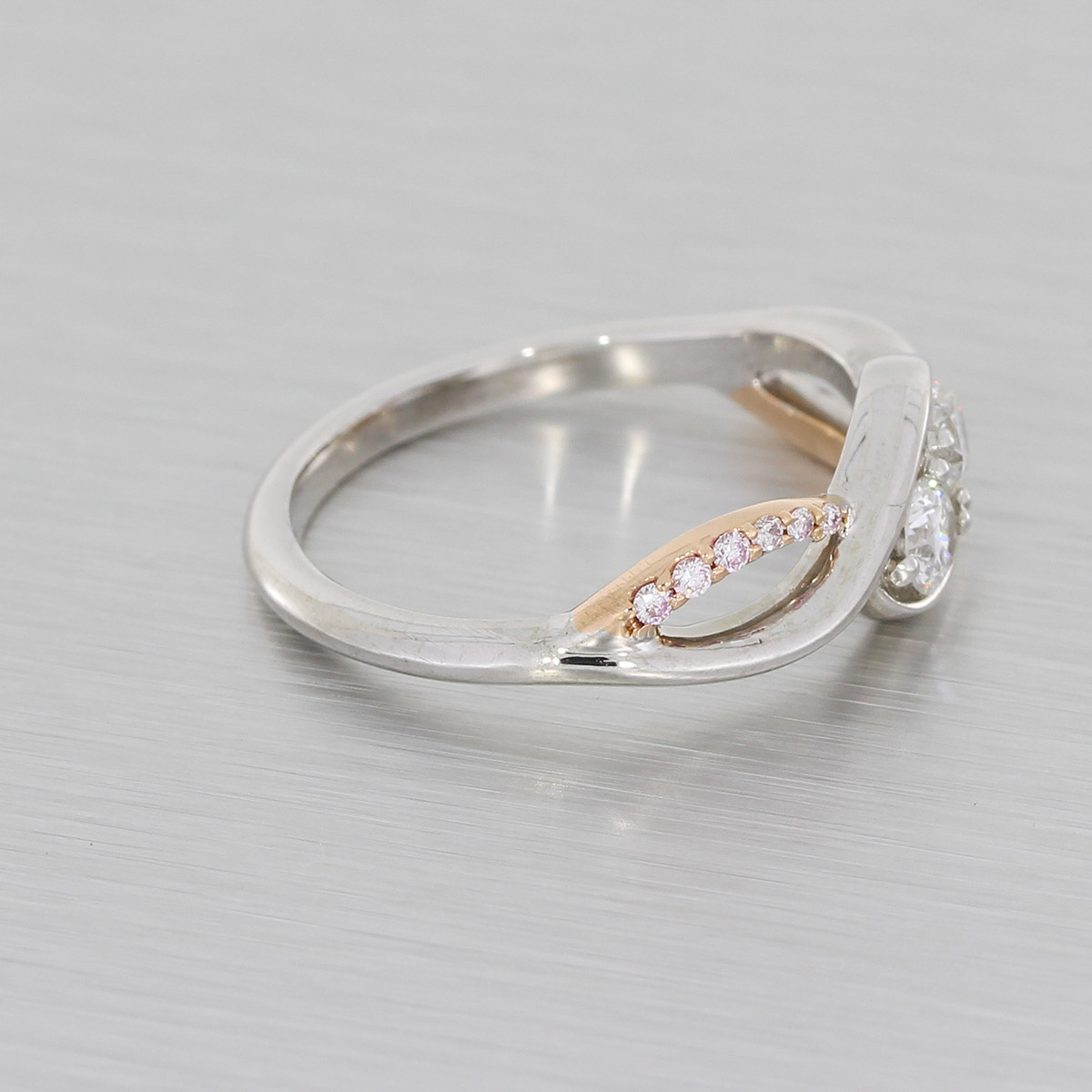 Two-Stone Diamond Asymmetric Engagement Ring - Portfolio - Durham Rose